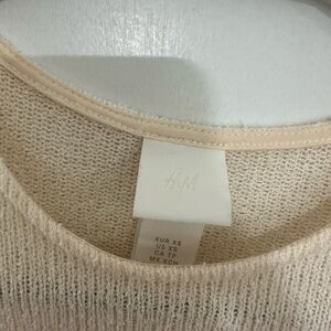 H&M cream smock tunic (layering piece)